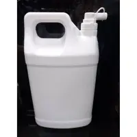在飛比找蝦皮購物優惠-獨家 4L桶附分裝頭 空瓶 桶裝瓶  四公升桶 彎頭蓋  空