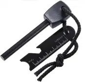 EZONEDEAL Fire Starter Magnesium Flint Rod Stone Fire Starter Lighter Emergen...