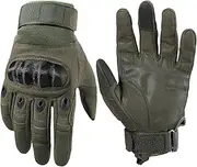 [WTACTFUL] Touch Screen Motorcycle Full Finger Gloves for Cycling Motorbike ATV Hunting Hiking Riding Climbing Operating Work Sports Gloves