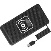 Car Dashboard Phone Charger Holder 10W Wireless Fast Charging Pad Mat Anti-skid (for: Smart)