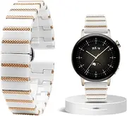 [CEKGDB] 20mm 22mm Luxury Ceramic Steel Black Straps Watch Band Bracelet Wristband Belt