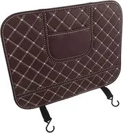 ETHZZLE Car Seat Back Protector Kick Mat for Easy Clean and Install Protects Seats from Dirt and Abrasion Stylish Backseat Organizer for Family Trips