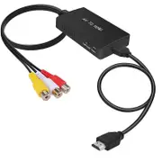 Rca To Hdmi Converter,1080p Composite To Hdmi Adapter