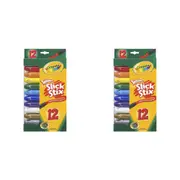 24pc Crayola Twistables Slick Stix Gel Kids Art/Craft Colouring/Drawing Crayons