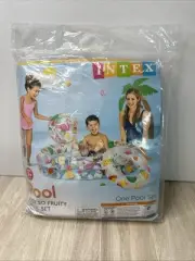 Intex Just So Fruity Above Ground Pool Set 48” x 10” ball floaty New in package-