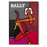 50Cmx70cm Fashion Woman Black Frame Canvas Wall Art