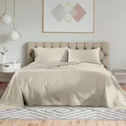 Kensington 1200 Thread Count Cotton Sheet Set King Sand