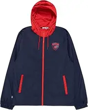 Melbourne Demons AFL Footy Mens Adults Team Windbreaker Zip Jacket