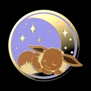PopSockets PopGrip Pokemon Enamel sleeping Eevee Phone Grip & Stand NEW In Box