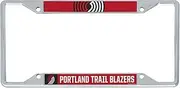 Portland Trailblazers Team NBA Metal License Plate Frame for Front or Back of Car Officially Licensed (Up Close)