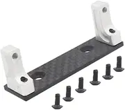 RC Car Servo Montage Bracket Servo Fixed Holder Easy Installation High Performance 1:10 Skala Modified for RC Car Parts, Silver