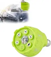 Pressure Washer Tips Spray Nozzle,6 in 1 Head Sprinkler with 1/4 Quick Connect Adapter for Power Washers Gun Car Washing Automobile Tire Detailing Cleaning Garden Watering