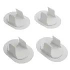 Simplified Installation 4 Piece Set of Washers' Drain Clamps Available