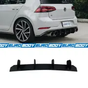 Volkswagen Golf R MK7.5 (2017-2020) - Euro Design Rear Diffuser (Gloss Black)