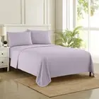 Bed Sheets Breathable Luxury Sheets with Full Elastic Secure Corner Straps Bu