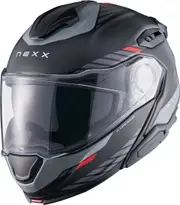 Nexx X.Lifetour Globe Helmet, black-red, Size 2XL for Men Black Red