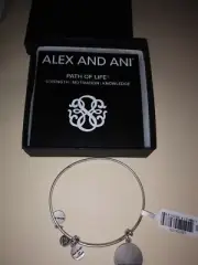 Alex and Ani Bracelet - Path Of Life - Silver Tone Bracelet - New in box