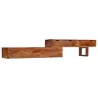 Solid Wood Acacia TV Cabinet Brown TV Stand Plasma Cabinet Sideboard vidaXL
