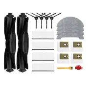 20PCS S9 Robot Vacuum Cleaner Accessories - Main Side Brush, Dust Bag, Mop Cloth