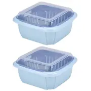Large Berry Box,High Capacity Fruit Storage Containers for Fridge, Produce Container, Colander
