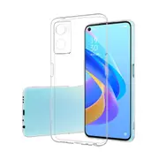 OPPO A96 Ultra Slim Crystal Clear Premium TPU Gel Back Case by MEZON � Shock Absorption, Wireless Charging Compatible (OPPO A96, Gel) � FREE EXPRESS