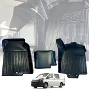 3D All-Weather FRONT Floor Mats Car Liners for Toyota HiAce Van 2019-2024