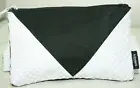 NEW B.TEMPT'D by WACOAL WOMEN'S Makeup COSMETIC POUCH PURSE CASE SMALL WHITE BLK