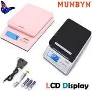 MUNBYN 30kg 1g Postal Shipping Digital Scale LCD Tabletop Scale for Package Food