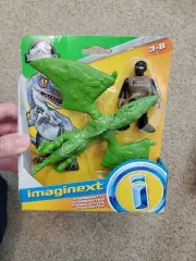 Fisher price Imaginext Jurassic World Dinosaur NEW Pterodactyl Containment Agent
