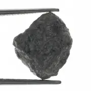 3.76 CT Loose Uncut Dark Gray Diamond, Real Natural Rough Diamond Gemstone,10mm