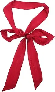 [Beavorty] Elegant Long Thin Scarf for Women Versatile Fashionable Ribbon Belt Lightweight Hair Accessory for Spring Summer Styling
