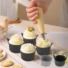 Silicone Ramekins 6 Pcs Set for Baking with For Air Fryer Muffins For Eggs
