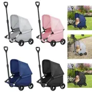 Pet Stroller,Foldable Cat Dog Stroller with 4 Wheel,Cat Seat Travel Carrier for