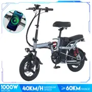 Foldable Electric Bike 1000W/1500W 40-55KM/H Protable Commuter Bicycle E Bike