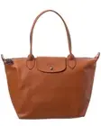 Longchamp Le Pliage Xtra Medium Leather Tote Women's Brown Ns