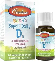 Carlson Labs - Baby's Super Daily D3 400 IU - 2.54 ml.