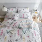 HighBuy Floral Duvet Cover Twin 3 Piece Bedding Sets Cotton Garden Boho Aesth...