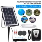 3 Modes Solar Oxygenator Air Pump Kit Fish Pond Pool Water Oxygen Aerator AU