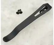 Black Titanium Deep Pocket Clip For HK Pika ll Heckler & Koch Benchmade Knife
