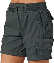 [Generic] Shorts for Women Casual Sweat Shorts Soft Lightweight Quick Dry Pants Fall Fashion Clothes