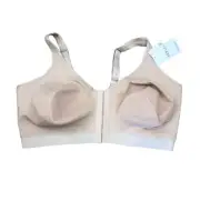 Berlei Post Surgery Bra NWT Sz 16E Beige Soft Cup Front Fastening