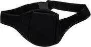 ERINGOGO Mic Belt with Anti Dropping Strap Microphone Holder Pack Belt Microphone Belt Waistband Bag for Vertical Mic Fitness Teacher Speaker Theatre Black