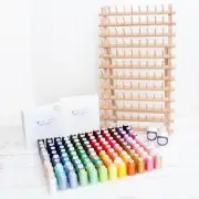 Threadart Machine Embroidery Starter Kits - Thread, Bobbins, Stabilizer, & Racks