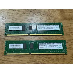 Apacer ddr3 1600 8G*2