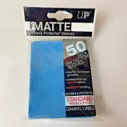 Ultra Pro Standard Sized PRO MATTE Deck Protectors 50 Count Pack - BLUE