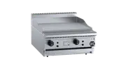B+S Black Grill Plate 600mm Bench Mounted Natural Gas