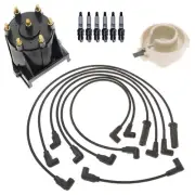 ACDelco Ignition Kit Distributor Rotor Cap Wire Spark Plugs for Sonoma 4.3L 1991