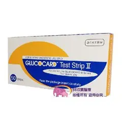 【來電有優惠】愛科來 速易測血糖試紙 GLUCOCARD-50片/盒