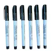 6 Count Sharpie Ultra Fine Point Permanent Markers Black Precision