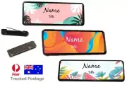 Personalised Bright Colour Name badge Pin magnet back custom print Staff ID tag